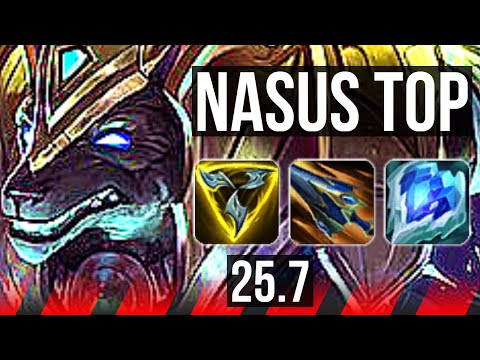 NASUS vs CHO'GATH (TOP) | KR Challenger | 25.7