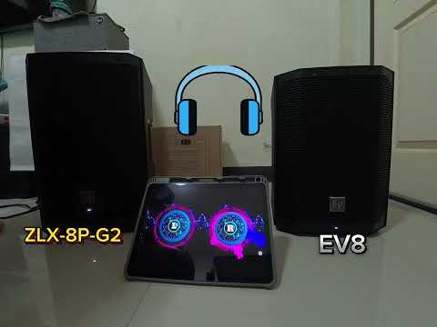 Electro-Voice  ZLX-8P G2 VS EV8 test L,R(TWS)