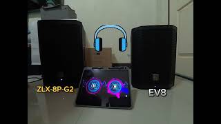 Video thumbnail for Electro-Voice  ZLX-8P G2 VS EV8 test L,R(TWS) by Bigguy