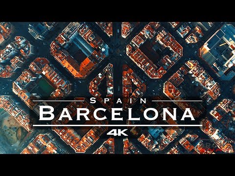 Barcelona, Spain 🇪🇸 - by drone [4K]