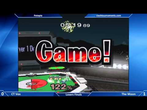 Petopia - The Moon vs CT Vex - Losers Finals - SSBM