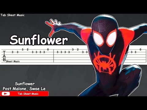 Sunflower - Post Malone, Swae Lee Guitar Tutorial Video