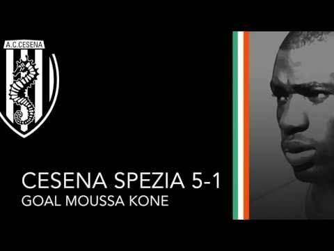 Goal Moussa Kone | Cesena - Spezia 5-1