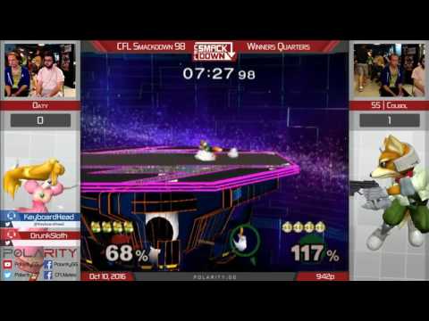 CFL Smackdown 98 Melee - Oaty (Peach) vs SS Colbol (Fox) - Winners Quarters