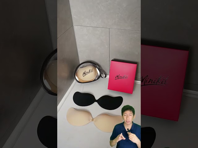 Vídeo relacionado con Bresdk Sujetador sin Costuras de Malla Jelly Bra Push Up Invisible Yoga y Dormir M