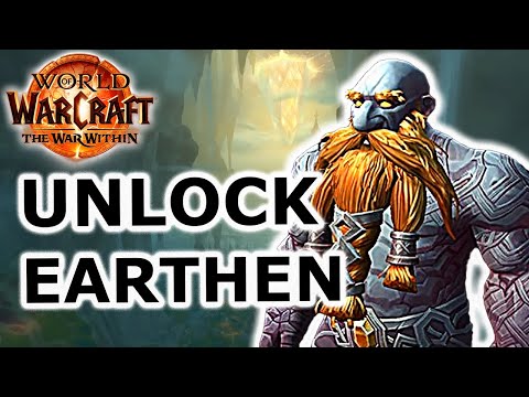 Unlock EARTHEN WoW Allied Race in the War Within