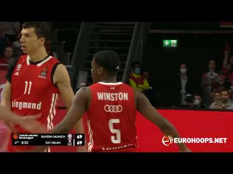 FC Bayern Munich-EA7 Emporio Armani Milan 81-83: Cassius Winston (20 points)