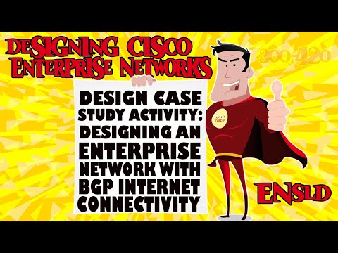 Module 7 - Design Case Study - Designing Enterprise Network with BGP Internet Connectivity (ENSLD)