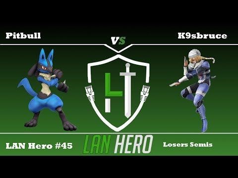 LAN Hero #45 Pitbull  Vs K9sbruce - Losers Semis
