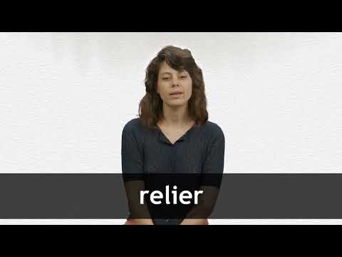 How to pronounce RELIER in French