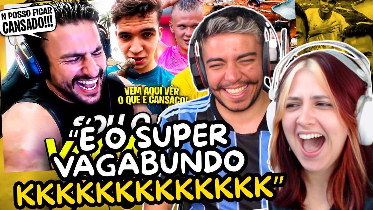 SUPER VAGABUNDÃO está CANSADO KKKK | XANDÃO REAGINDO aos VÍDEOS mais VERGONHOSOS do CHAT #204