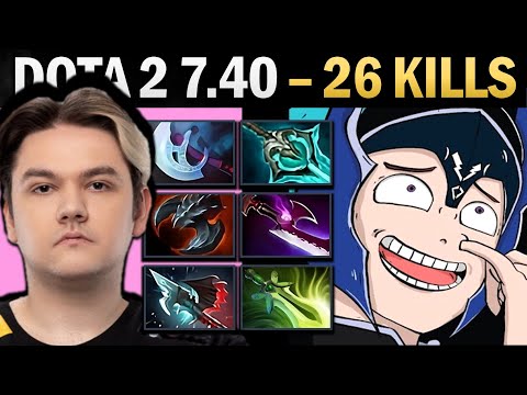 Luna Pro Carry with Disperser and 26 Kills - Dota 2 Gameplay