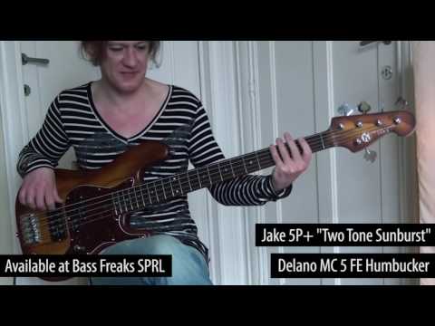 Maruszczyk Jake 5P+ '2 Tone Sunburst' Live Demo - BassFreaks.net