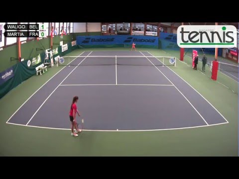 WALIGORA (BEL) vs MARTIAL (FRA) - Open Super 12 Auray Tennis