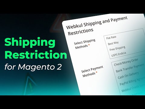 How to Control Shipping Methods Smartly in Magento 2?