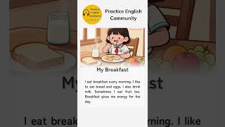English Listening Practice – My Breakfast | Short English Story with Subtitles