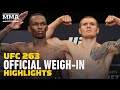 UFC 263 Official Weigh-In Highlights - MMA Fighting