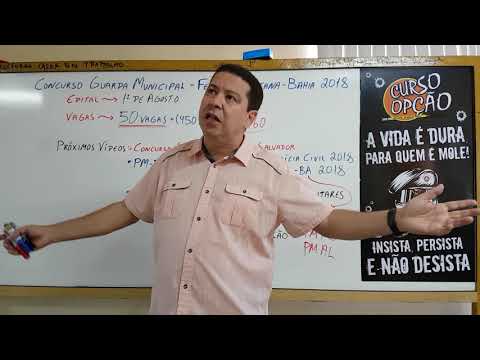 Concurso GUARDA MUNICIPAL DE FEIRA DE SANTANA-BA  2018 - EDITAL EM BREVE