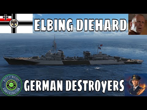 German Destroyers Elbing World of Warships Wows DD Replay Highlights