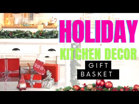 Holiday Kitchen Decor Essentials Gift Basket! | Lets Build a whole gift basket for under $5‼️