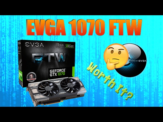 Vídeo relacionado con EVGA 08G-P4-6178-KR - Tarjeta gráfica (GeForce GTX 1070 Hybrid Gaming 8 GB), Color Negro
