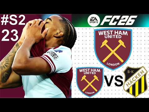 EA FC 26 West Ham United Road to Glory Career Mode Season 2 Episode 23 No Commentary