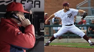 Eastern Oklahoma Players PRANK Texas A&M Baseball Team with Bullpen Phone Call