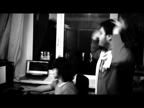 Delta & Walter Hellmann creating "ILLUSTRATION" in studio