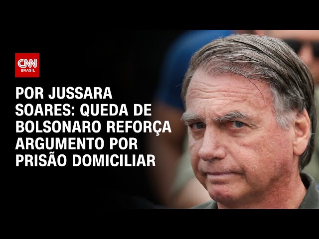 Queda de Bolsonaro reforça argumento por prisão domiciliar | CNN PRIME TIME