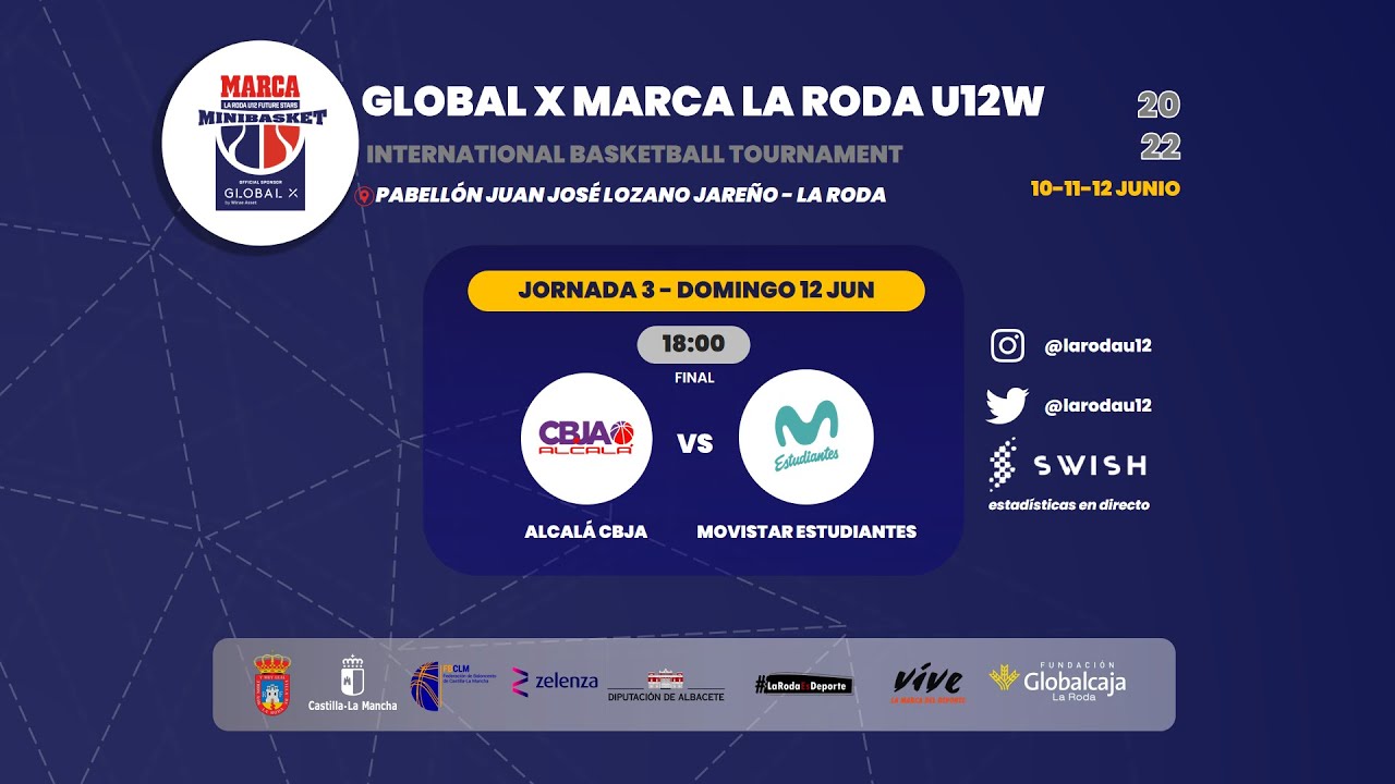 U12F- ALCALÁ CBJA vs MOVISTAR ESTUDIANTES -FINAL-Global X MARCA La Roda U12W Torneo Future Stars 22