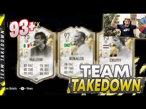 FREAKY FRIDAY!!! 93+ Icon Moments Player Pick Team Takedown!