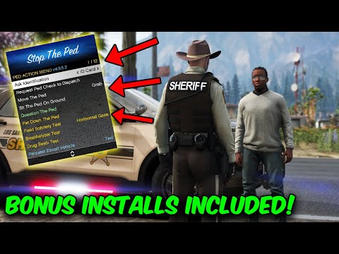 | EASY TUTORIAL | How To Install - STOP THE PED - Into LSPDFR [2 BONUS INSTALLS INCLUDED]