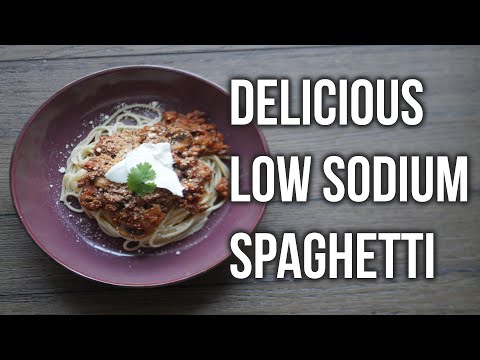 The Best Easy Classic Delicious Spaghetti & Low Sodium...