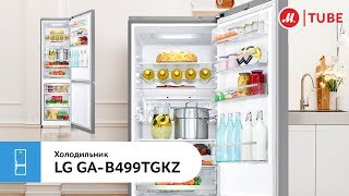 Обзор холодильника с нижней морозильной камерой LG GA-B499TGKZ