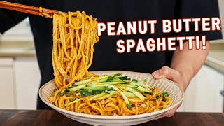 Got Peanut Butter? Try This 15 Minute Creamy Tantan Spaghetti That Will Change Your LIFE!