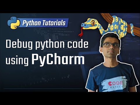 7 Debug Python code using PyCharm Python 3 Programming Tutorials