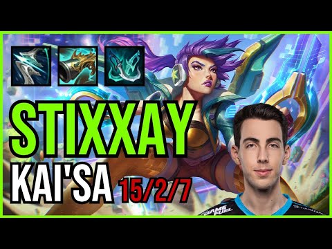 STIXXAY - KAI'SA vs TACTICAL - XAYAH ADC - NA Challenger - Patch 11.3