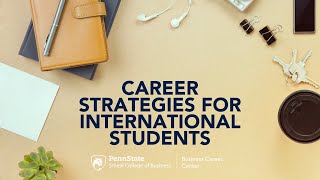 Career Strategies for International Students Career Strategies for International Students