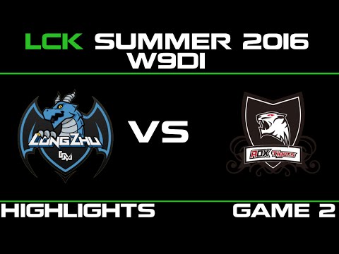 LZ vs ROX Game 2 Highlights LCK Champions 2016 W9D1 Longzhu Gaming vs ROX Tigers   ROX vs LZ   LCK L