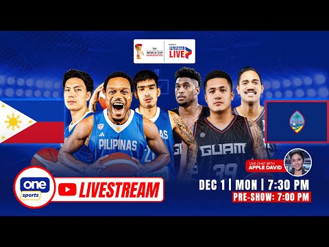 LIVE: GILAS PILIPINAS vs. GUAM | FIBA WORLD CUP 2027 ASIAN QUALIFIERS | DECEMBER 1, 2025