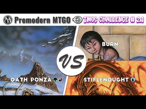 TMOS July Premodern Challenge - Round 3 vs Burn and Round 4 vs Stiflenought U