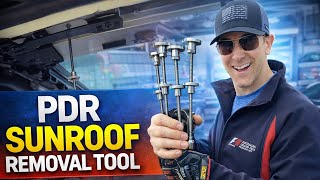 PDR Sunroof Removal for Hail Repair - Kia Telluride + SUNDIAL Tool Demo