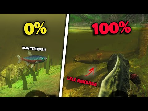 I Became The WEAKEST Fish Until I Was Able To Defeat The GIANT CATFISH In Feed And Grow Fish