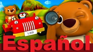 El oso subió a la montaña | Canciones infantiles | LittleBabyBum