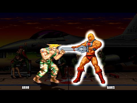 GUILE VS HE-MAN!