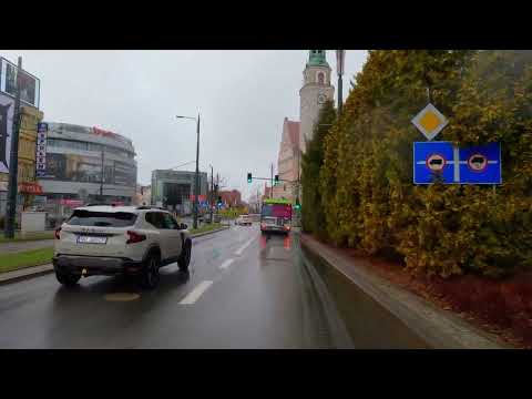 Poland / Olsztyn - a ride through the most beautiful city in Europe. in 4K