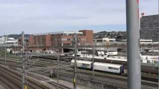 preview picture of video 'View of Zurich Yards to the north'