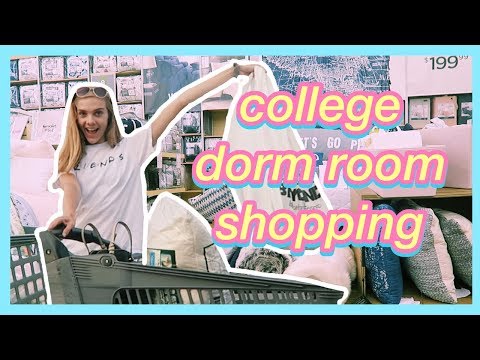 College Dorm Room Shopping 2018!