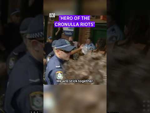 "The hero" of the Cronulla Riots former NSW police officer Craig Campbell