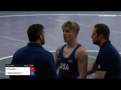 71 Kg Rr Rnd 3 Alex Facundo Team Donahoe Vs Travis Mastrogiovanni Blair Academy